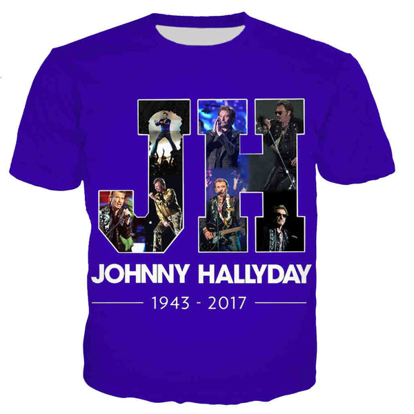 Tee-shirt JH #4 - 10 couleurs | Johnny Hallyday Fanclub
