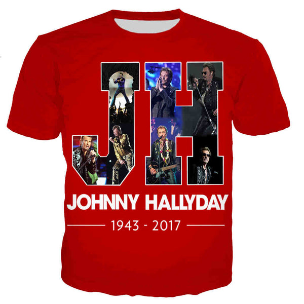 Tee-shirt JH #4 - 10 couleurs | Johnny Hallyday Fanclub