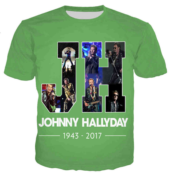 Tee-shirt JH #4 - 10 couleurs | Johnny Hallyday Fanclub