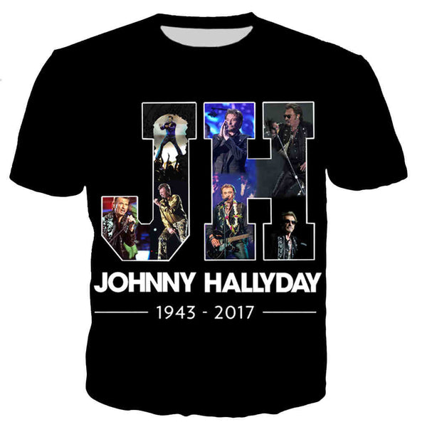 Tee-shirt JH #4 - 10 couleurs | Johnny Hallyday Fanclub