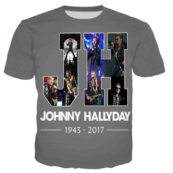 Tee-shirt JH #4 - 10 couleurs | Johnny Hallyday Fanclub