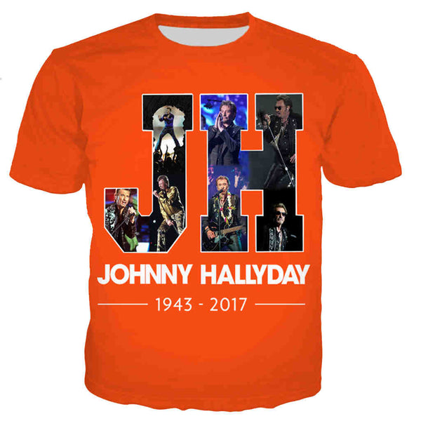 Tee-shirt JH #4 - 10 couleurs | Johnny Hallyday Fanclub