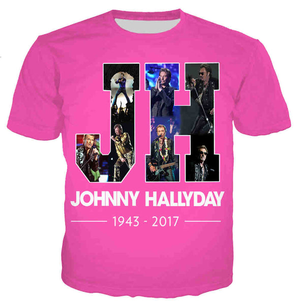 Tee-shirt JH #4 - 10 couleurs | Johnny Hallyday Fanclub