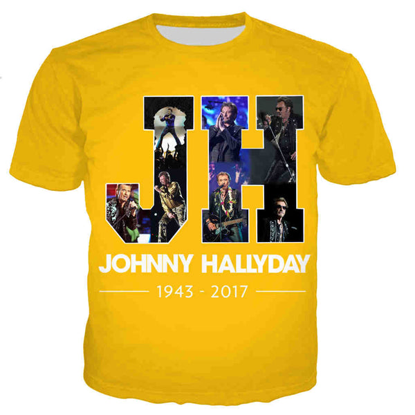 Tee-shirt JH #4 - 10 couleurs | Johnny Hallyday Fanclub