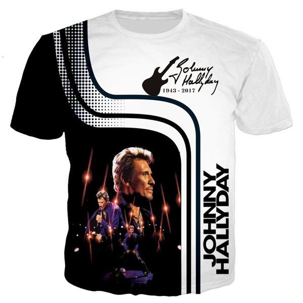 Tee-shirt Johnny Hallyday 1943-2017 #1 | Johnny Hallyday Fanclub