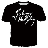 Tee-shirt Johnny Hallyday Imprimé #1 | Johnny Hallyday Fanclub