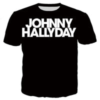 Tee-shirt Johnny Hallyday Imprimé #3 | Johnny Hallyday Fanclub