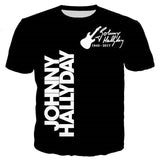 Tee-shirt Johnny Hallyday Imprimé #5 | Johnny Hallyday Fanclub
