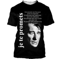 Tee-shirt Johnny Hallyday Je te promets | Johnny Hallyday Fanclub
