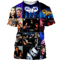 Tee-shirt Johnny Hallyday Meilleurs moments #2 | Johnny Hallyday Fanclub