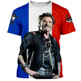 Tee-shirt Johnny Hallyday Mon pays #2 | Johnny Hallyday Fanclub