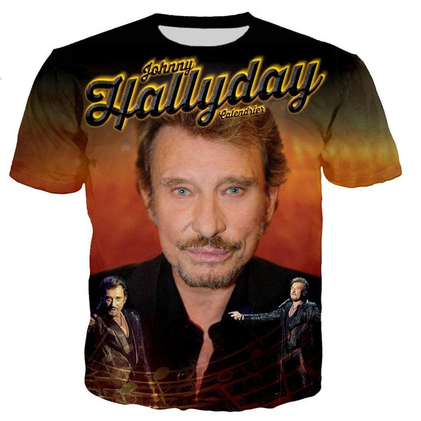 Tee-shirt Johnny Le BOSS #2 12 modèles | Johnny Hallyday Fanclub