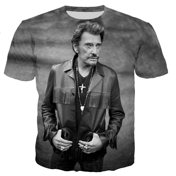 Tee-shirt Johnny Le BOSS #2 12 modèles | Johnny Hallyday Fanclub
