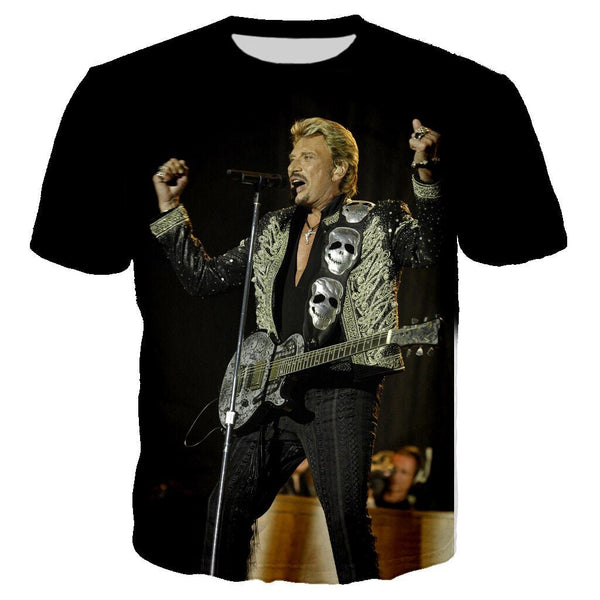 Tee-shirt Johnny Le BOSS #2 12 modèles | Johnny Hallyday Fanclub